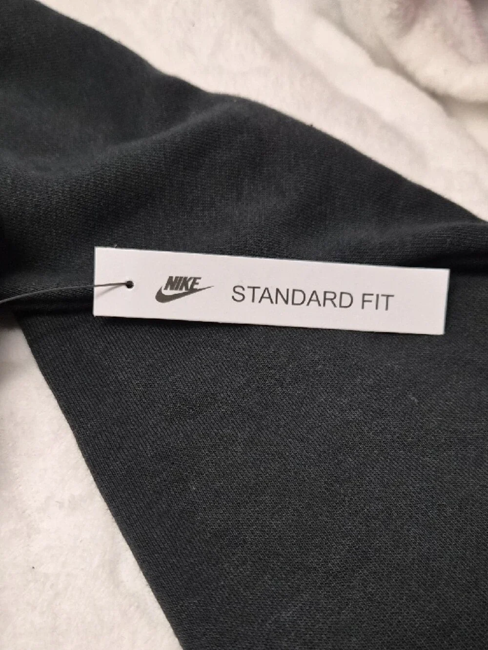 Nike Black Crewneck Sweatshirt with White Swoosh Logo